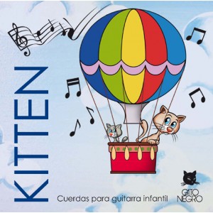 JUEGO CUERDAS GUITARRA  CLASICA INFANTIL KITTEN