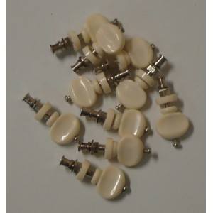 CLAVIJA TIMPLE NIQUEL PALOMILLA BLANCA