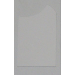 CLASICA ADHESIVO CON FORMA 7x10 TRANSPARENTE