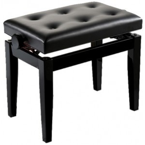 BANQUETA PIANO SKAY negro REGULABLE 142LP