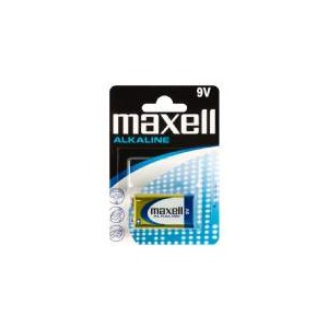 PILA ALCALINA MAXELL 9V (PACK DE 12 PILAS )