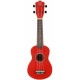 UKELELE SOPRANO QUK-ROJO