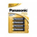 PILA ALCALINA PANASONIC LR6, AA X 4