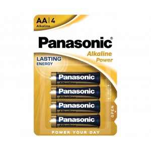PILA ALCALINA PANASONIC LR6, AA X 4