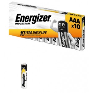 Pila AAA  1,5voltios alkalina (blister de 10)